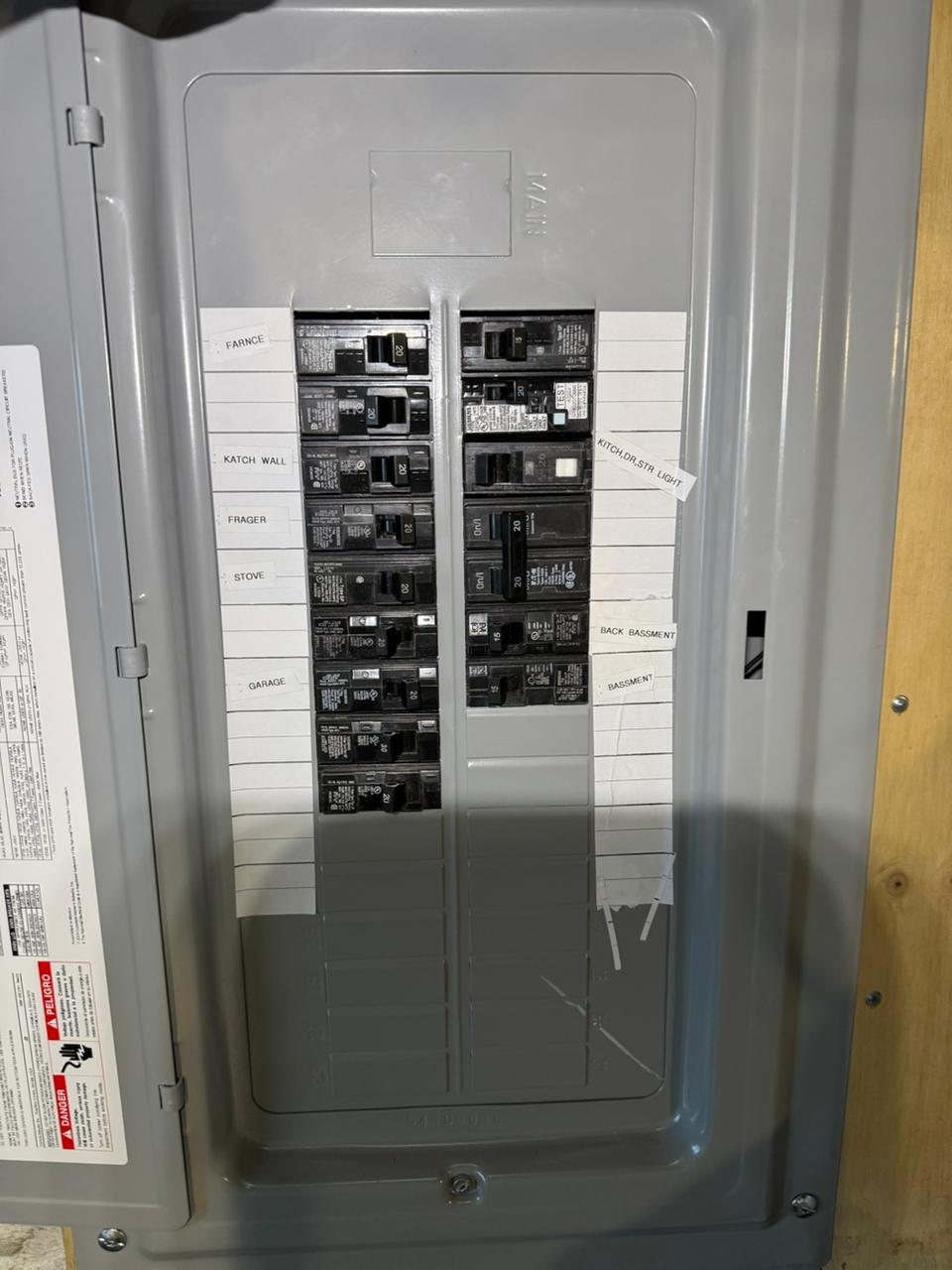 Whole-house rewiring work